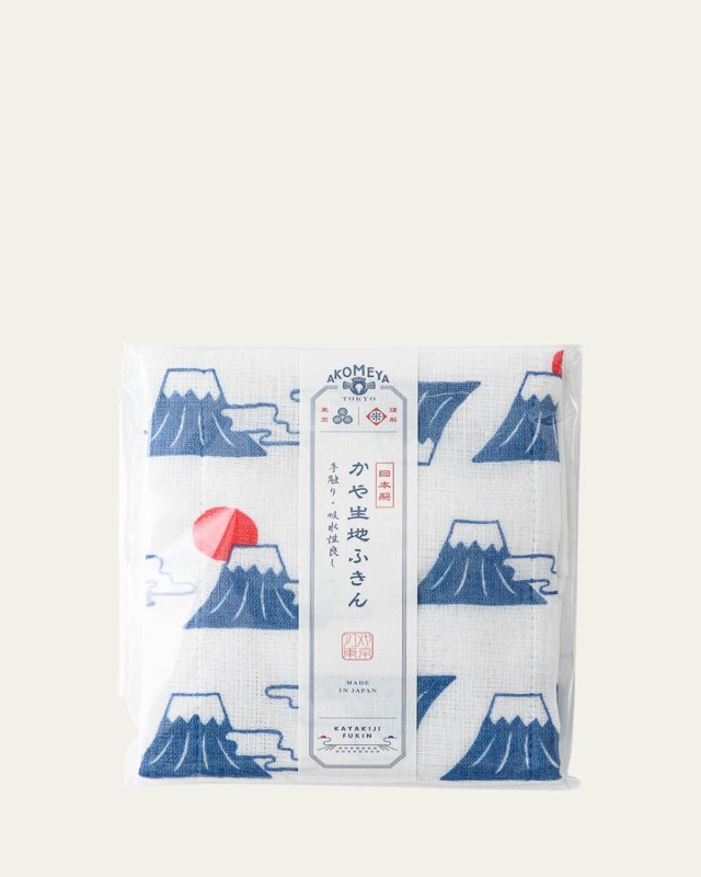 Japanese Tea Towel, Blue